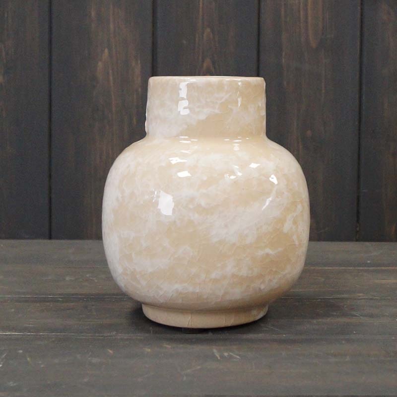 Marbled Ceramic Vase x 15cm
