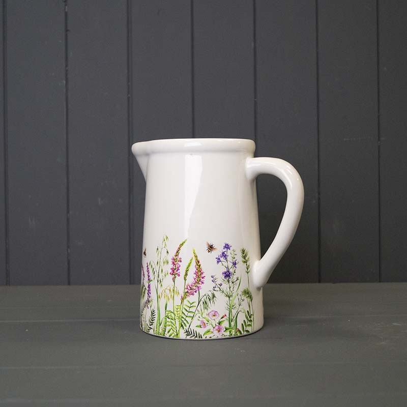 Meadow Design Ceramic Jug x 18cm