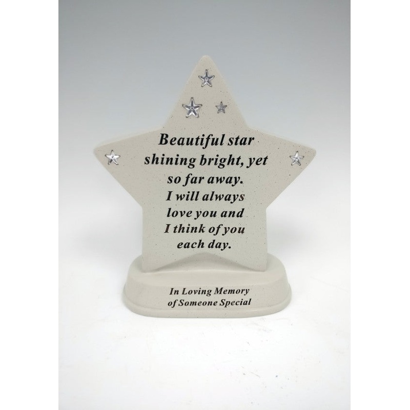 ‘Someone Special’ Diamante Star Memorial Plaque DF17427