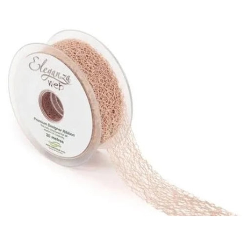 Web Ribbon 38mm x 20m – Blush