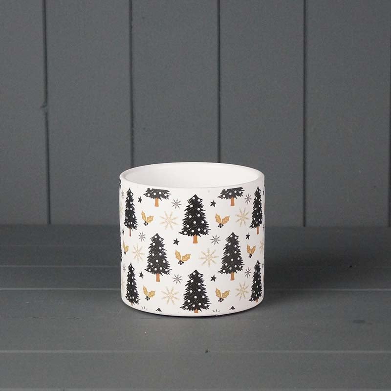 Christmas Tree Ceramic Pot – 12cm