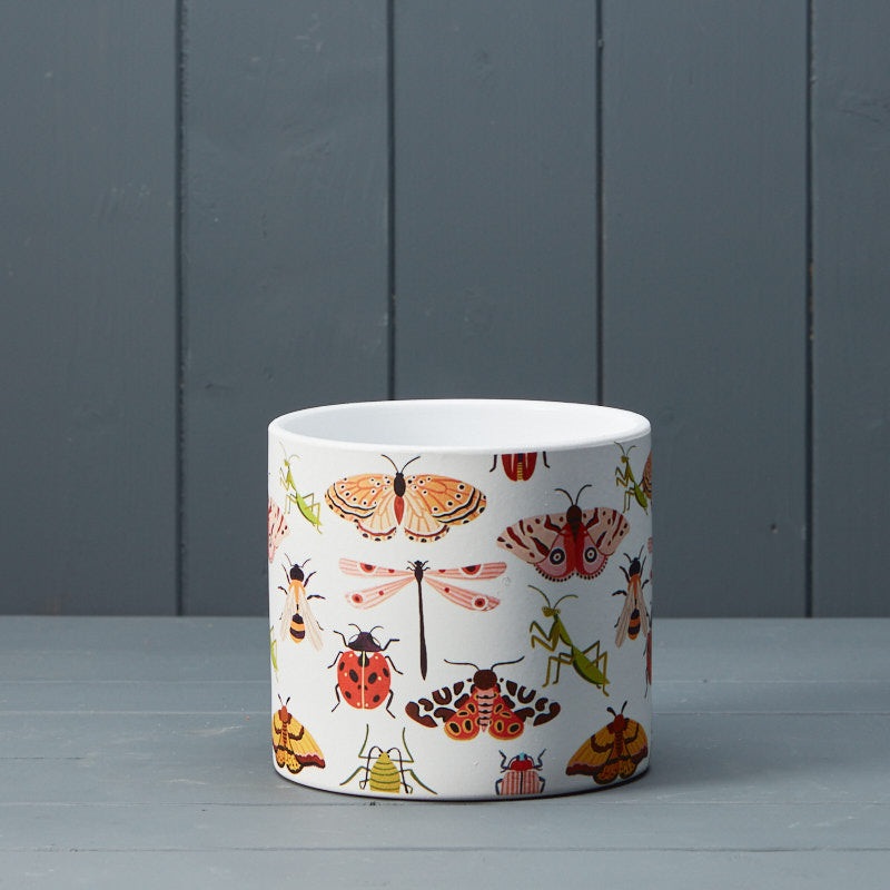 Insect Ceramic Flower Pot – 13.8cm