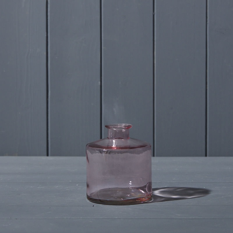 Lavender Squat Glass Bottle x 10cm
