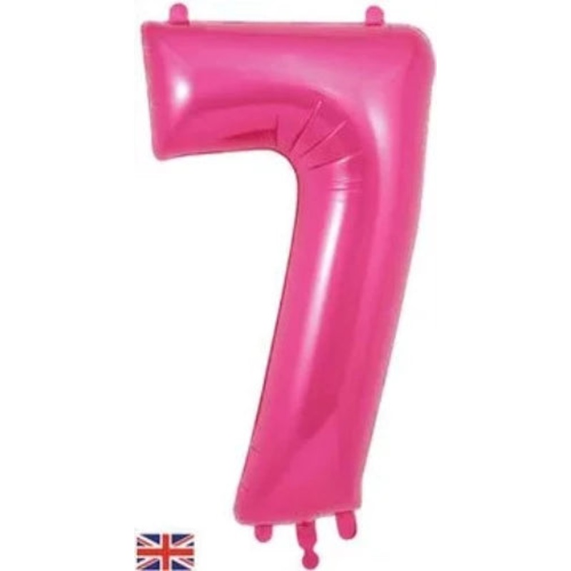 Pink  34 Foil Balloon Number – 7