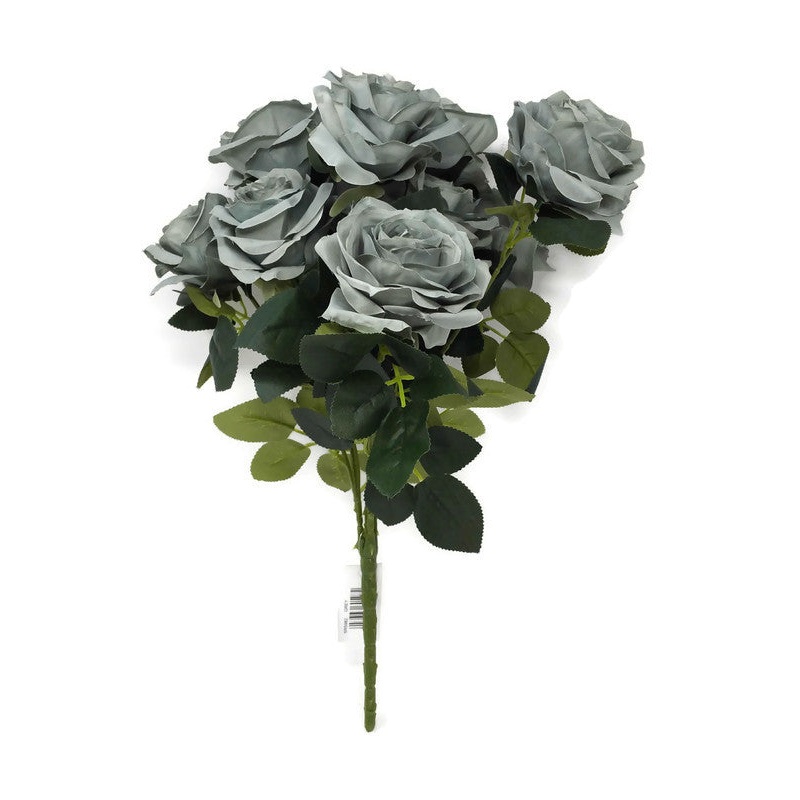 10 Head Open Rose Bush x 44cm – Grey- Sale Price pos