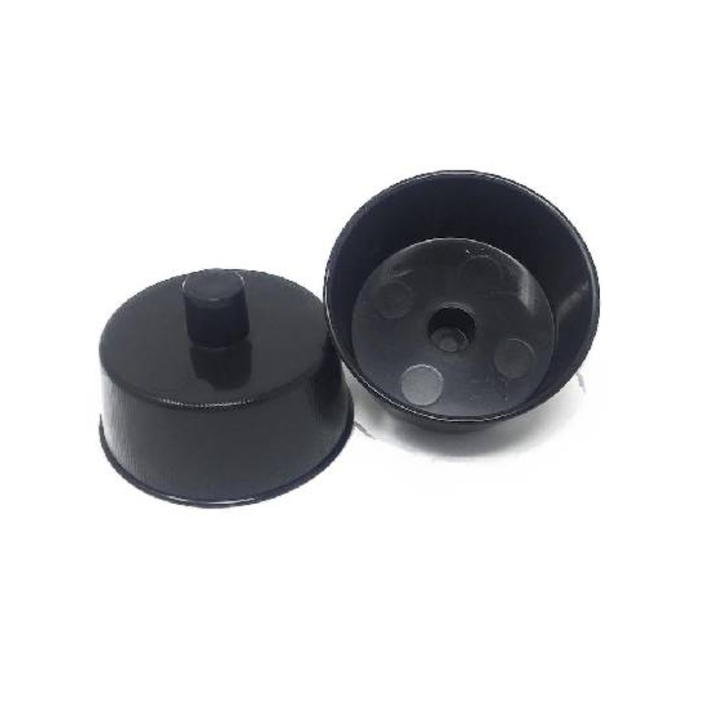 Pack of 10 Black Candle Cups – 7cm
