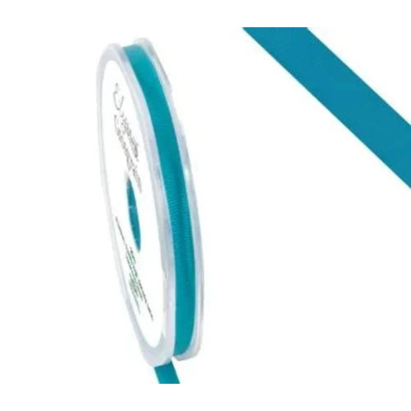 Premium Grosgrain Ribbon 6mm x 20m – Teal