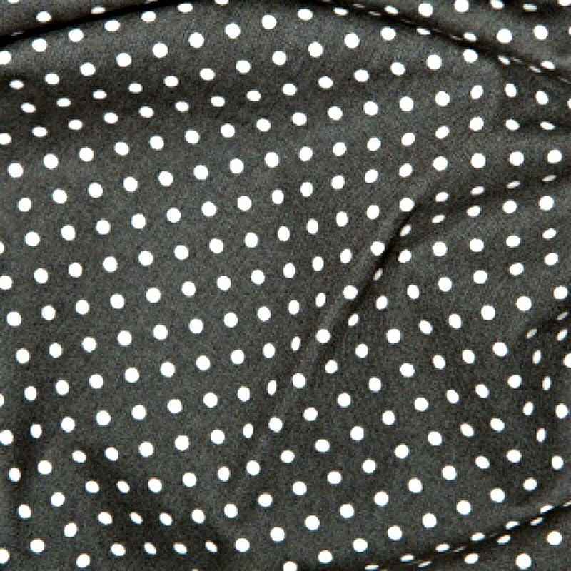 1 Metre 3mm Polka Dot 100% Cotton Poplin Fabric x 112cm wide – Grey