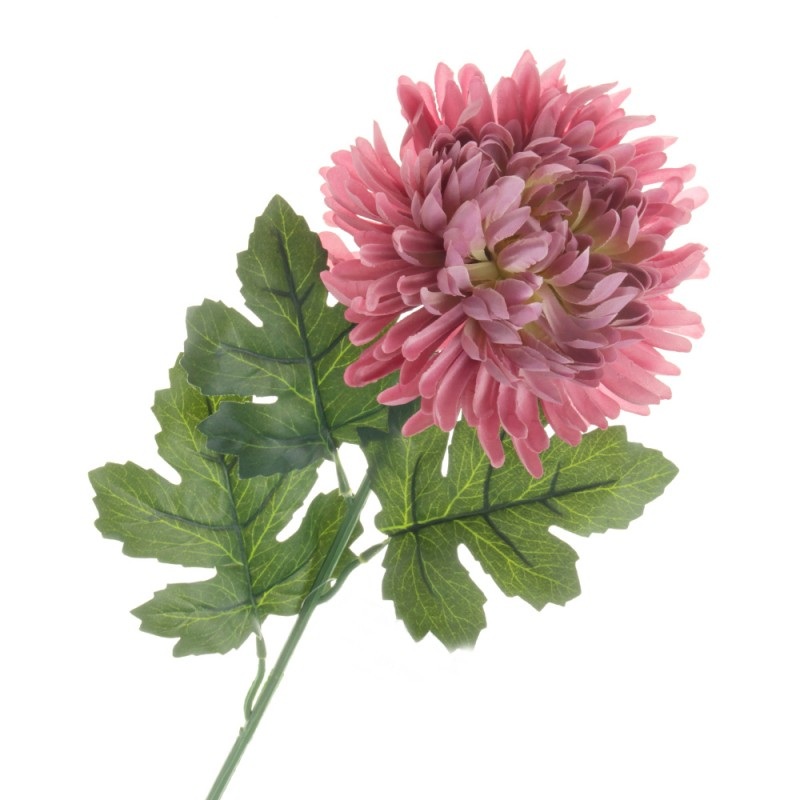 Chrysanthemum Bloom Flower Stem – Length 66cm – Mauve