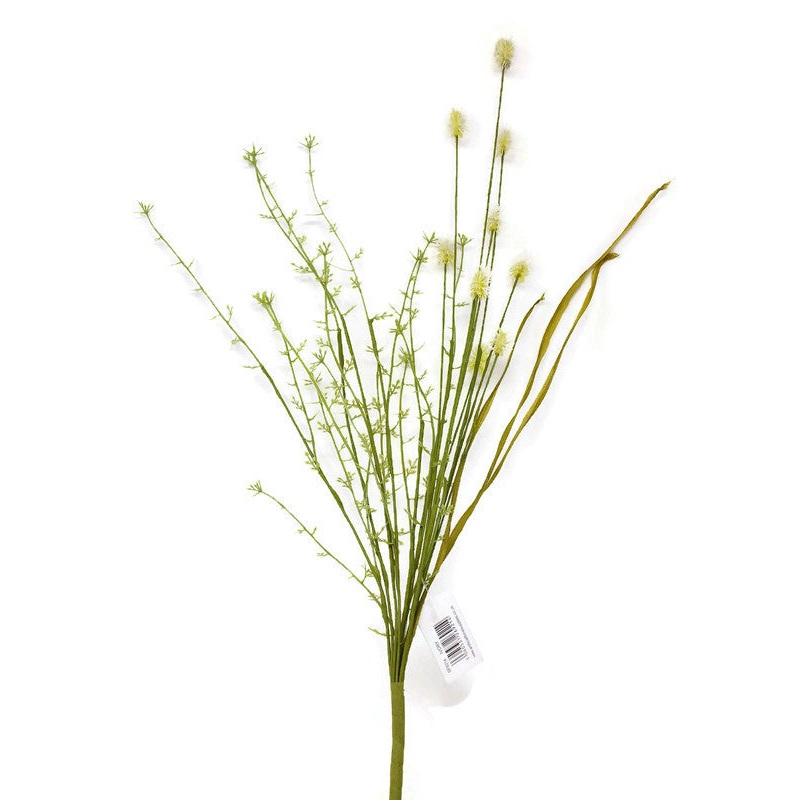 Cream Teasel Wild Foliage Spray x 55cm