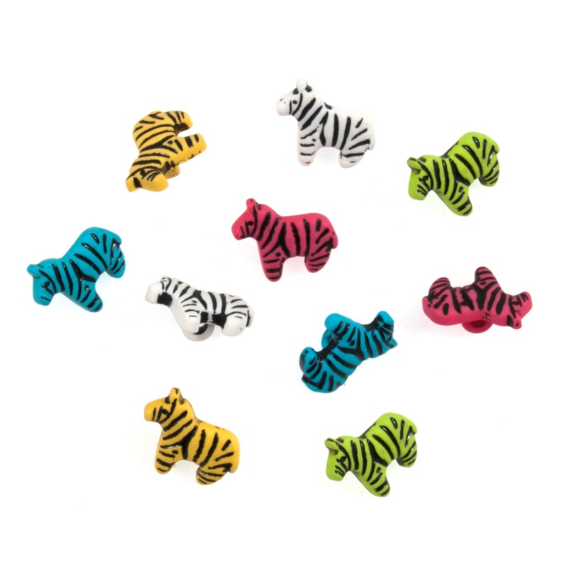 Novelty Buttons pack of 13pcs – Zebra