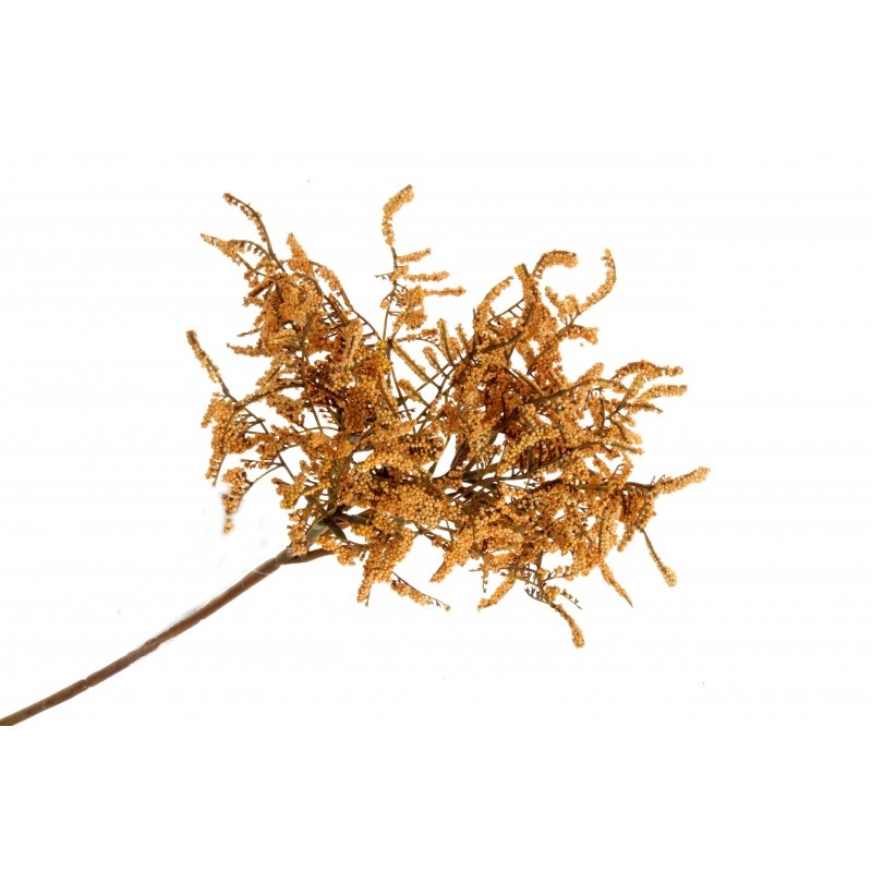 Artificial Limonium Bush – Orange – 45cm long