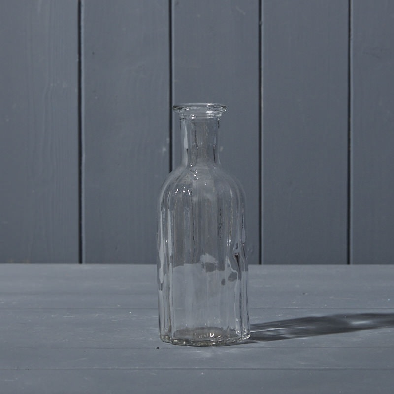 Clear Glass Bottle x 19cm tall