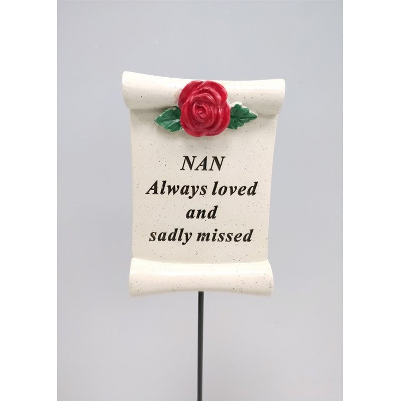 Red Rose Scroll Stick – Nan