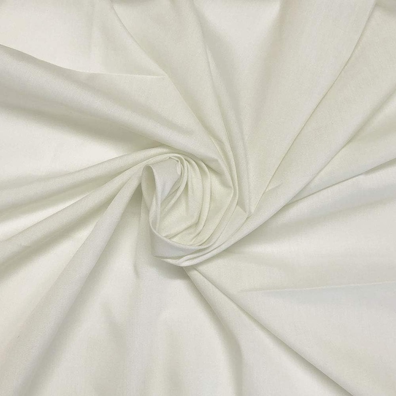 1 Metre Plain Polycotton x 110cm – Ivory