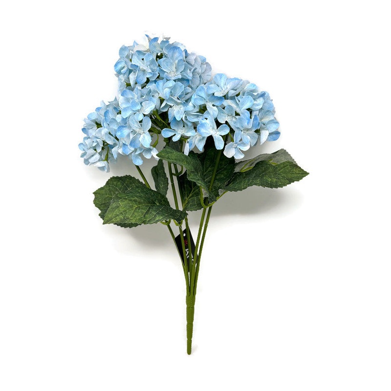 44cm Hydrangea Flower Bush – Blue