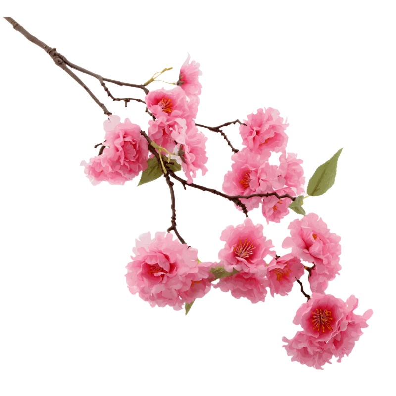 Cherry Blossom Spray x 75cm – Dark Pink
