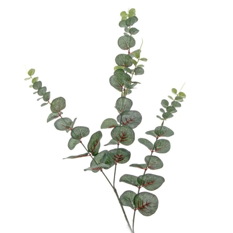 Mini Silk Spiral Eucalyptus Leaf Spray – Green – 90cm long