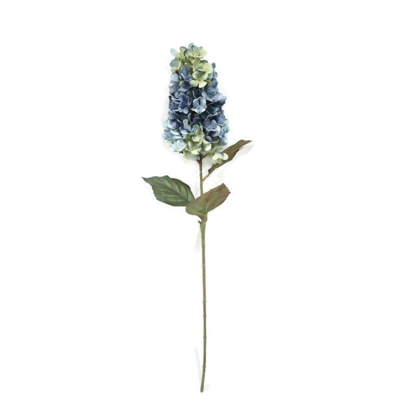 Artificial Panicled Hydrangea Stem x 75cm – Blue