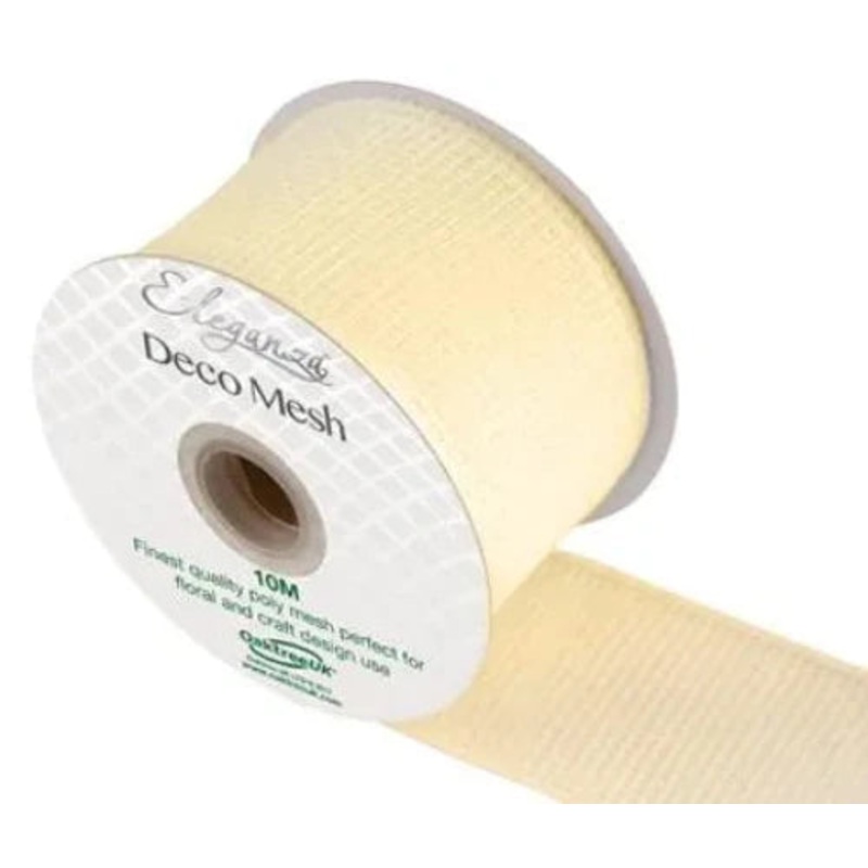 Deco Mesh 63mm x 10m Ivory