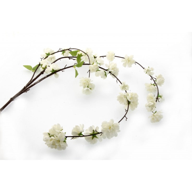 Large Cherry Blossom Spray – Cream x 95cm Long