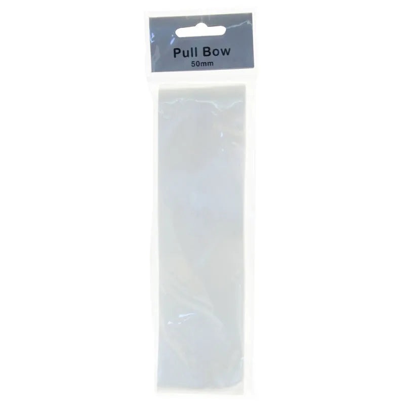 50mm Single Pull Bow – White