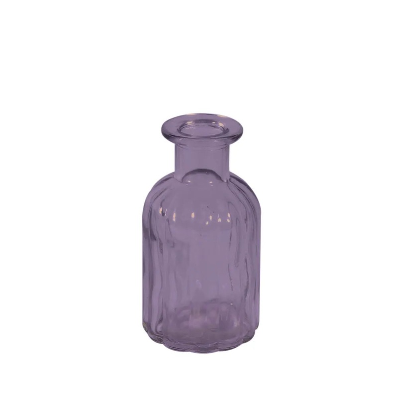 Flora Glass Bottle – 10cm – Lilac