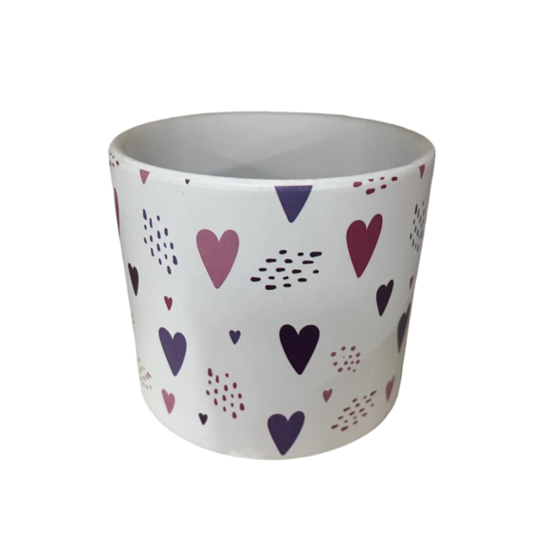 Love Heart Ceramic Pot x Height 10.5cm