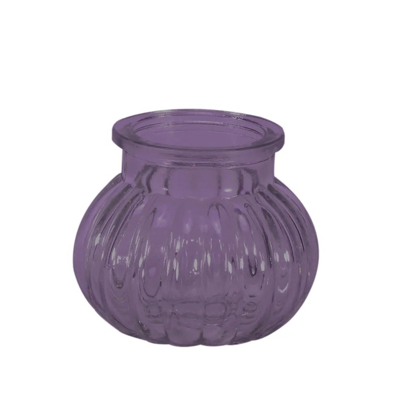 Veneto Glass Bubble Jar – 7.5cm – Lilac