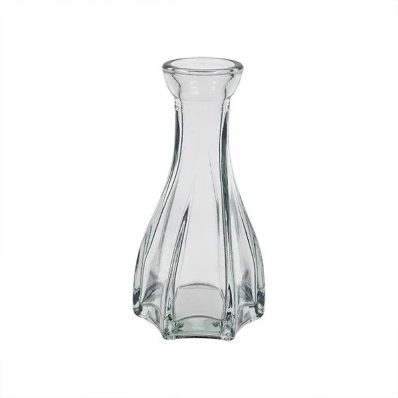 Catalina Twisted Bud Vase – Clear – 13cm