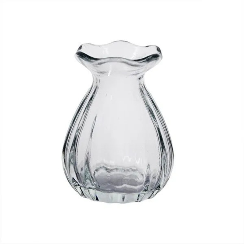 Dana Glass Bud Vase – Clear – 9cm
