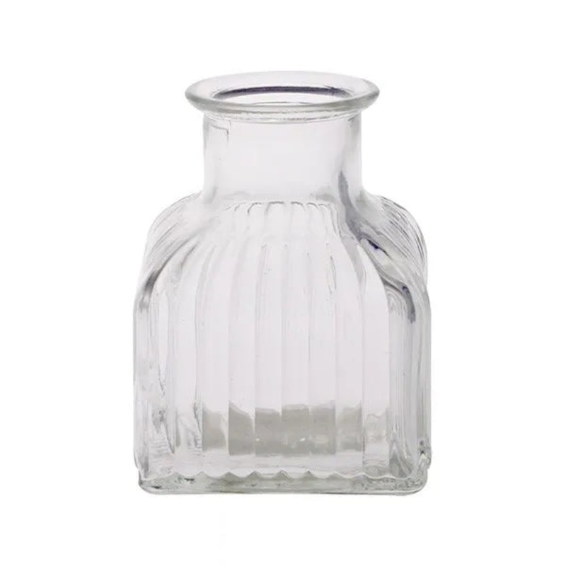 Diana Glass Bud Vase – Clear – 9cm
