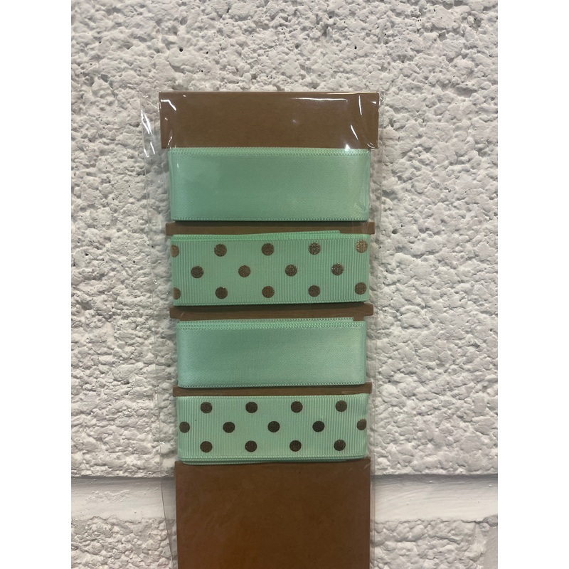 Easter Ribbon – Green- 4metres in total -25mm grosgrain