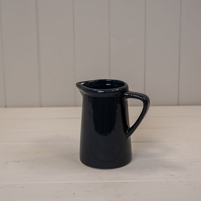 Midnight Blue Ceramic Jug x 14cm