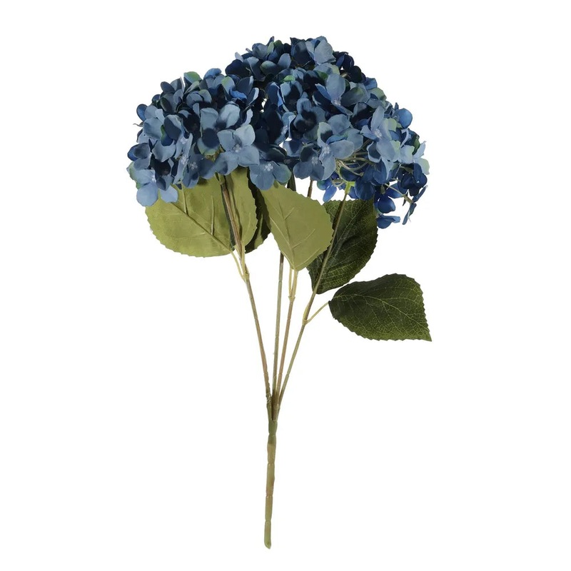 Hydrangea Flower Bush x H36cm – Blue