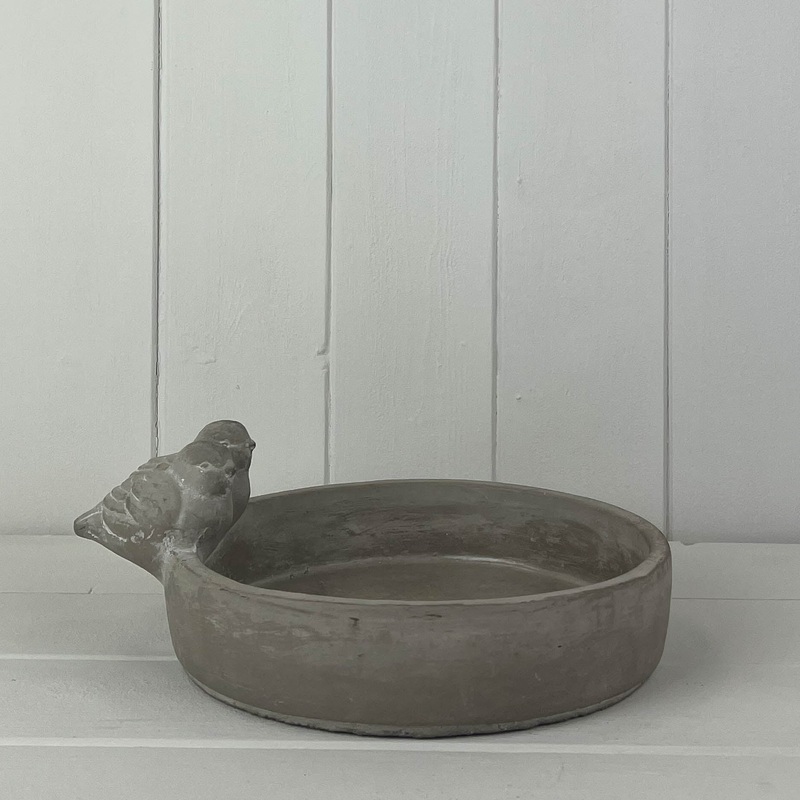 Stoneware Bird Bath x Diameter 20cm