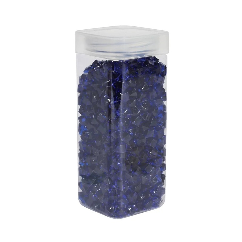 Acrylic Stone – Small – Dark Blue – Square Jar – 320g