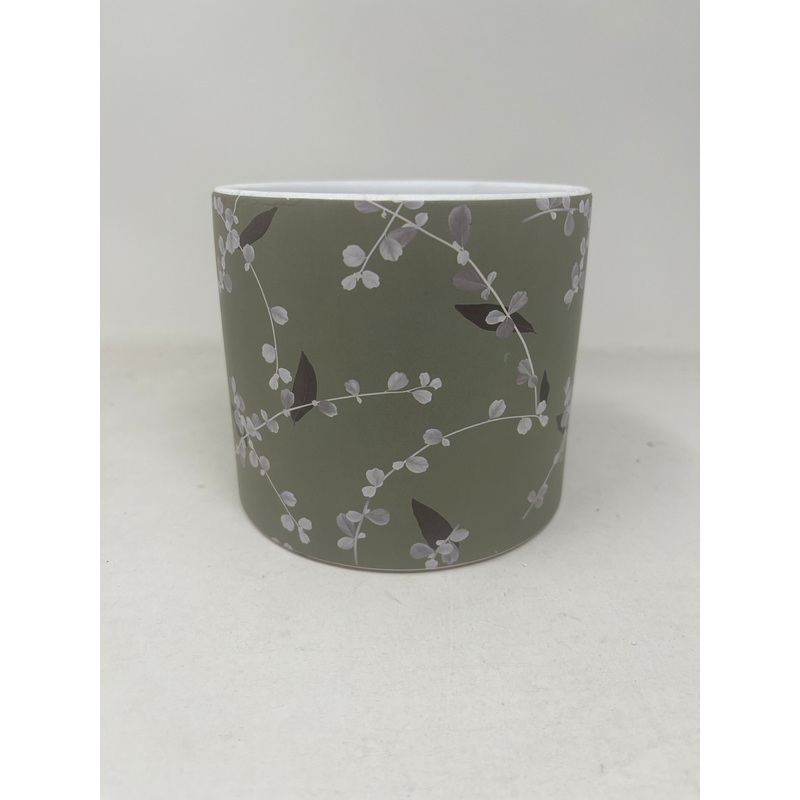 Ceramic Green Branch Pot – 12cm