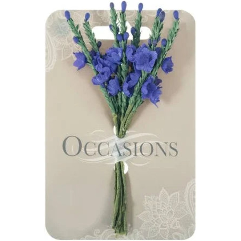 Dark Purple Heather Spray x 8 stems