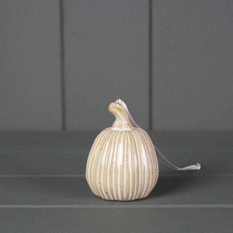 Hanging Ceramic Pumpkin Diameter 5cm