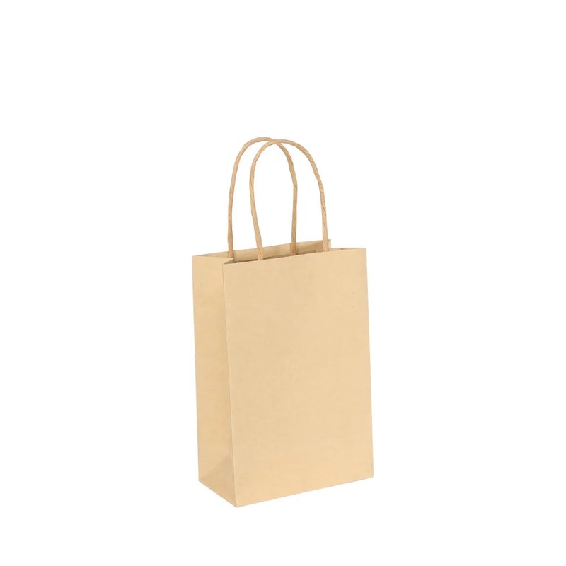 Kraft Paper Bag Brown (H18cm W12cm D6cm) – Pack of 10