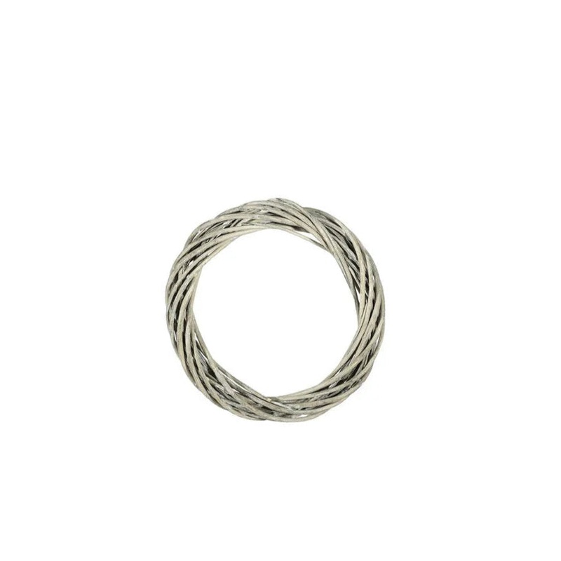 Unpeeled Willow Ring with a White Wash – 20x3cm