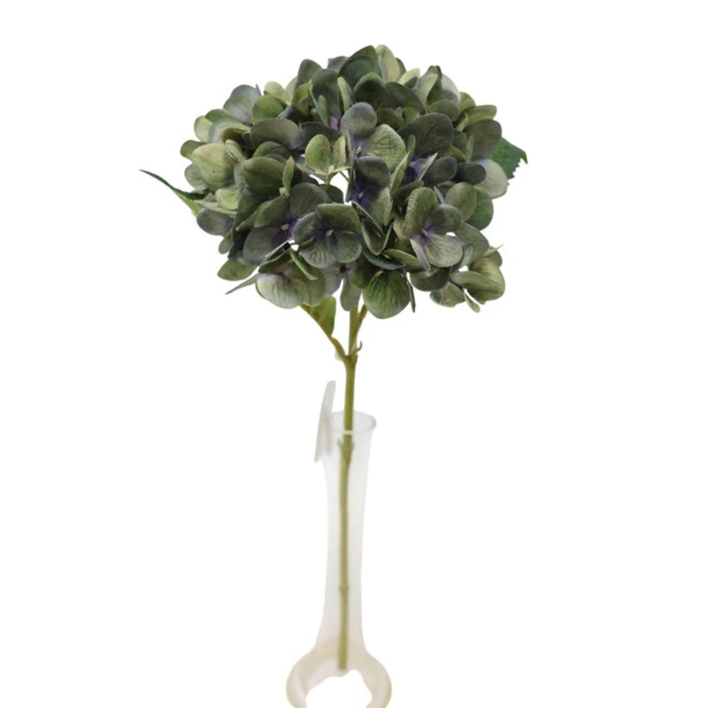 Artificial Hydrangea Stem – 47cm Long 15cm Diameter – Blue/Turquoise