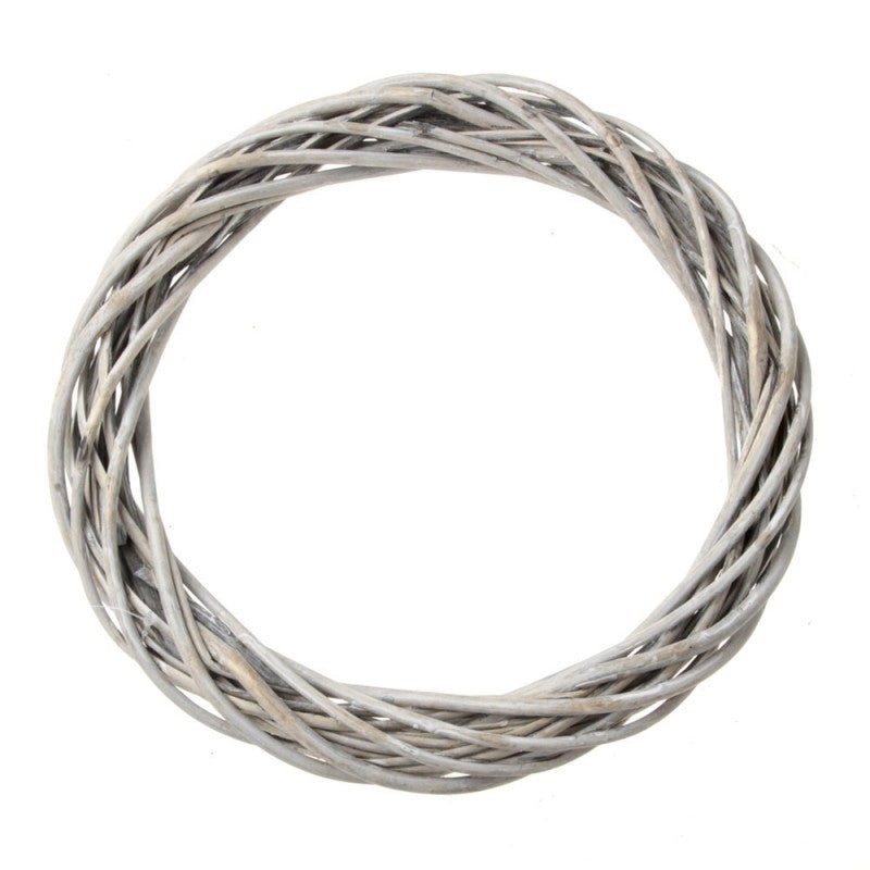 Willow Wreath – Grey – 40cm diameter