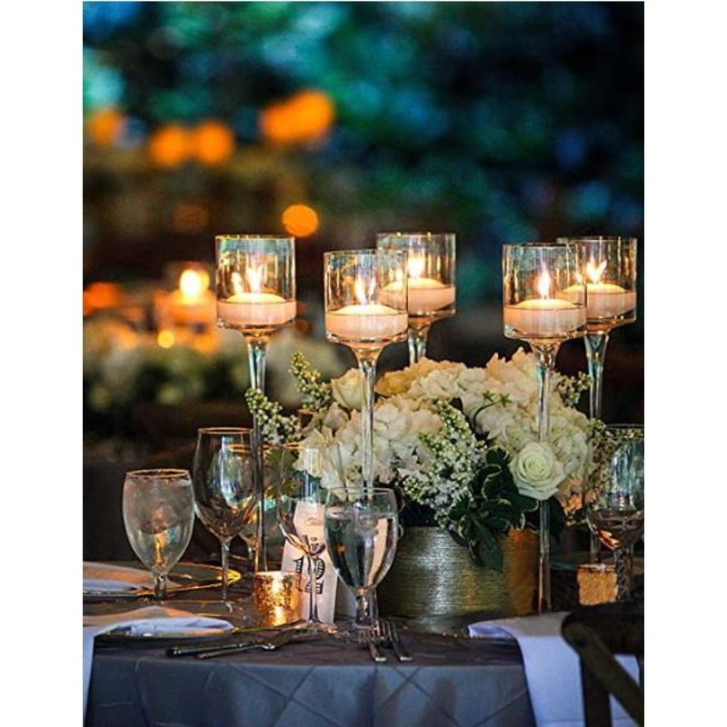 02FD  2 White Floating Disk Candle – 72/Box