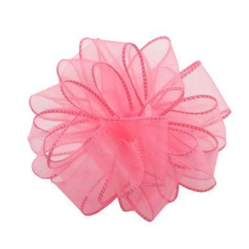 #9  DWI Sheer/Wired Chiffon Sheer Ribbon – Multiple Colors – 50 Yd/Roll