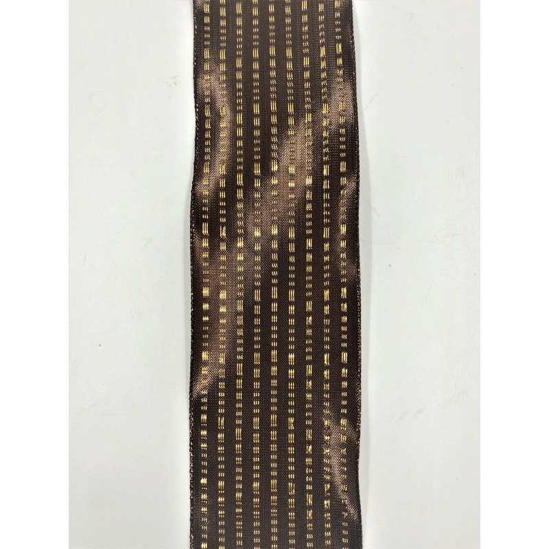 Brown Bejou Ribbon – Multiple Width –  50 Yd/Roll