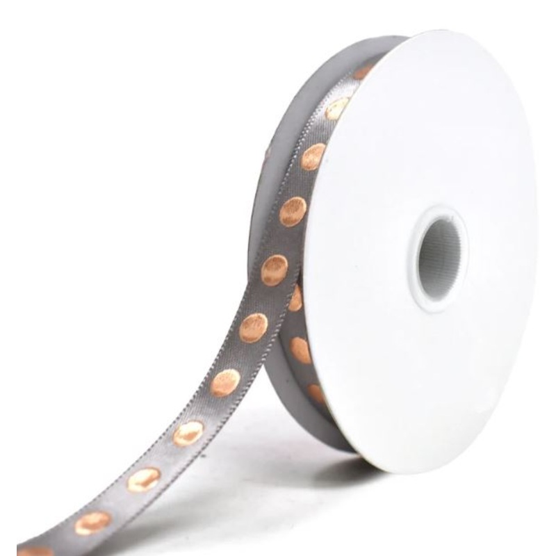 Pinpoint & Helix Chain Ribbon – Multiple Colors & Width – 25Yd/Roll
