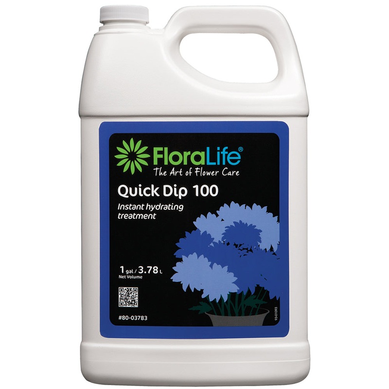 80-03783 Floralife Quick Dip 100 Instant hydrating treatment – 1 Gal/Jug