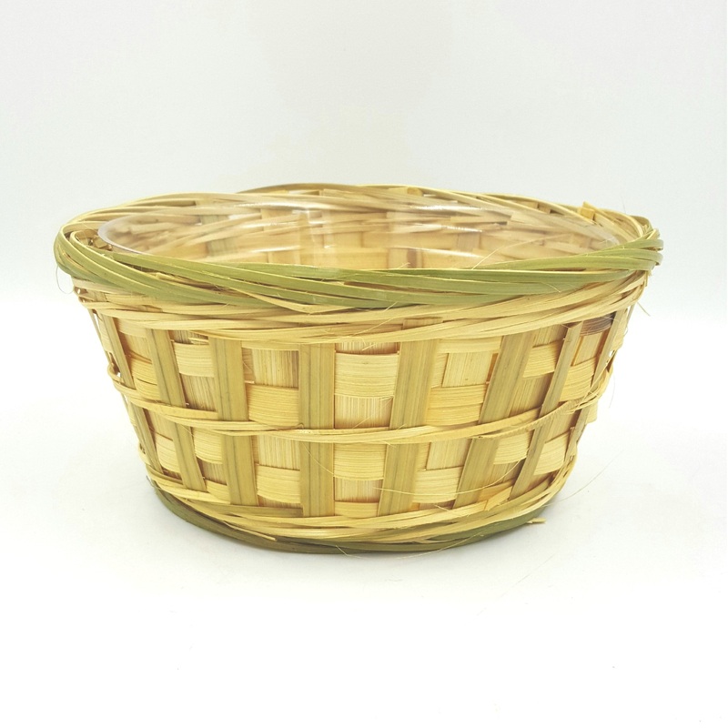 10259 10 Bamboo Dish Garden w/Liner – Each
